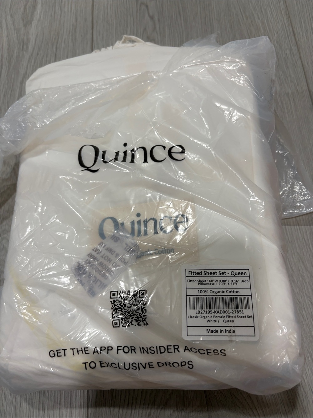 Quince fitted sheet